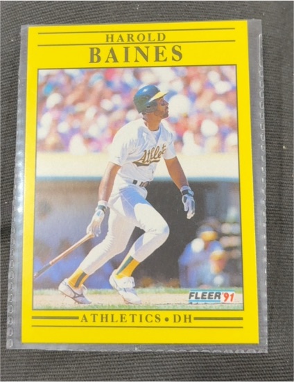 1991 Fleer #2 Harold Baines — front