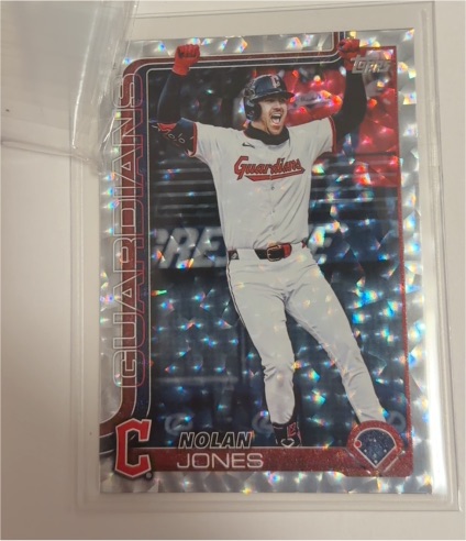 2025 Topps Update Series #US341 Nolan Jones — front
