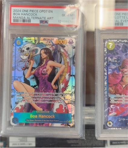 2024 One Piece OP07-051 Boa Hancock Manga Alternate Art — front