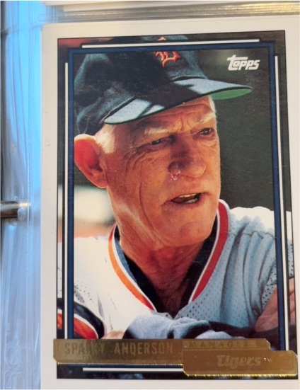 1992 Topps #381 Sparky Anderson — front