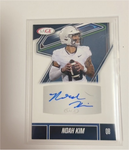 2026 Sage Low Series #A-NK Noah Kim — front