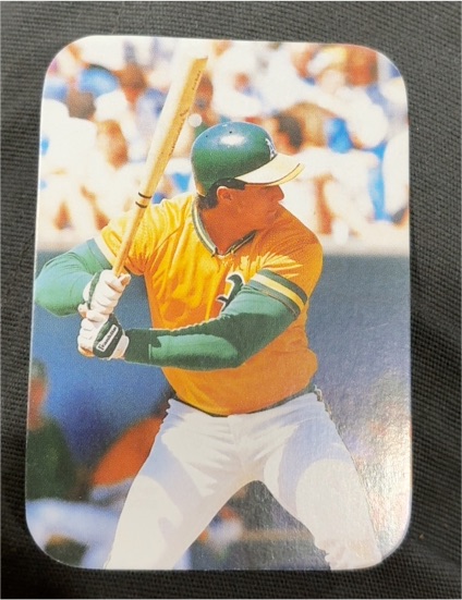 1987 Oddball Jose Canseco Oakland Athletics — front