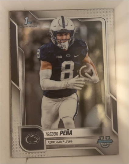 2025 Bowman University Chrome #11 Trebor Peña — front
