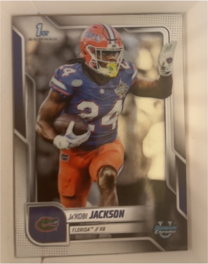 2025 Bowman University Chrome #163 Ja'Kobi Jackson — front