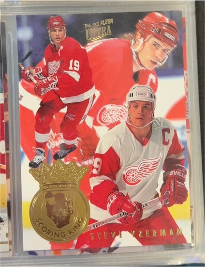 1994-95 Fleer Ultra Scoring King #7 Steve Yzerman — front