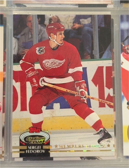 1992-93 Topps Stadium Club Members Choice #244 Sergei Fedorov — front