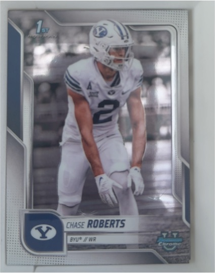 2025 Bowman Chrome University #51 Chase Roberts — front