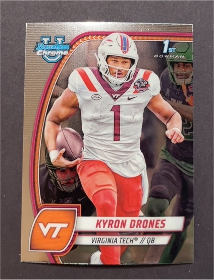 2024 Bowman University Chrome #119 Kyron Drones — front