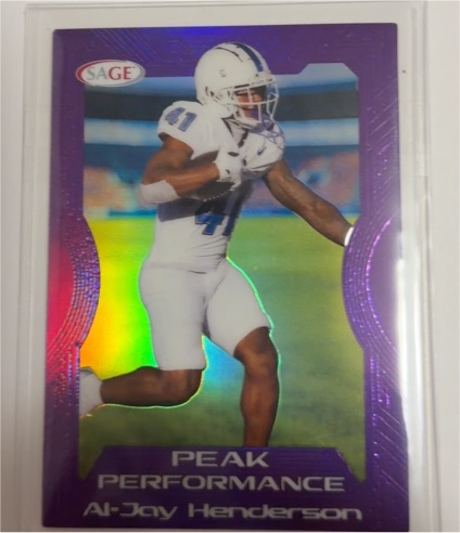 2025 Sage Peak Performance #PK-AJH Al-Jay Henderson — front