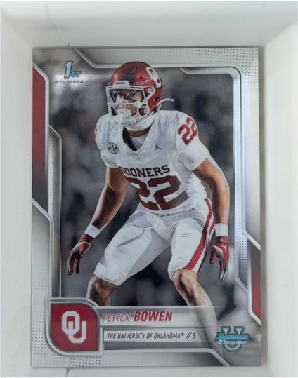 2025 Bowman University Chrome #111 Peyton Bowen — front