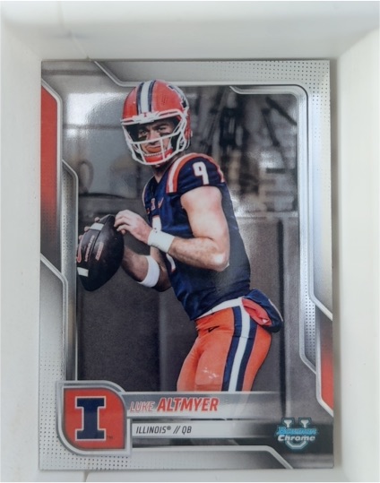 2025 Bowman Chrome University #17 Luke Altmyer — front