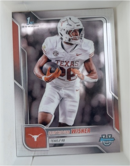 2025 Bowman University Chrome #169 Quintrevion Wisner — front