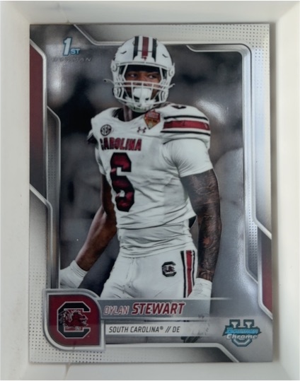 2025 Bowman Chrome University #124 Dylan Stewart — front