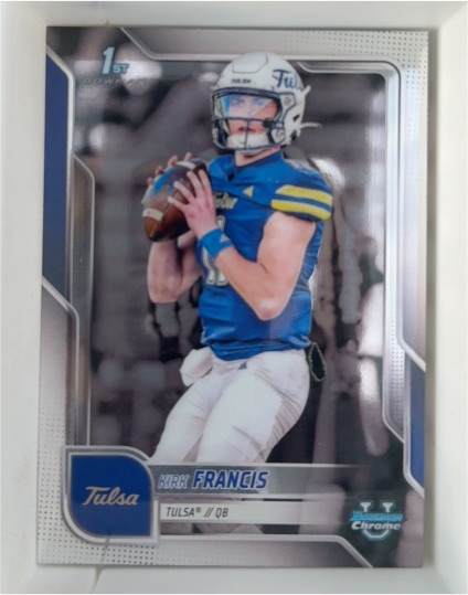 2025 Bowman University Chrome #20 Kirk Francis — front