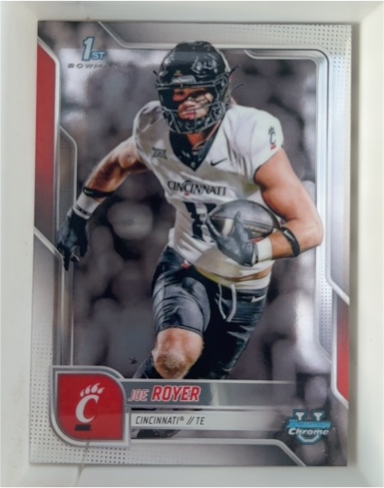 2025 Bowman University Chrome #120 Joe Royer — front