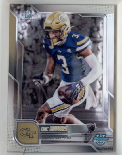 2025 Bowman University Chrome #86 Eric Rivers — front