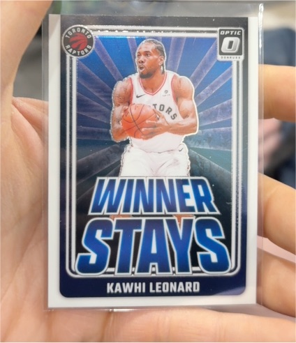 2024-25 Panini Donruss Optic #8 Kawhi Leonard Winner Stays — front