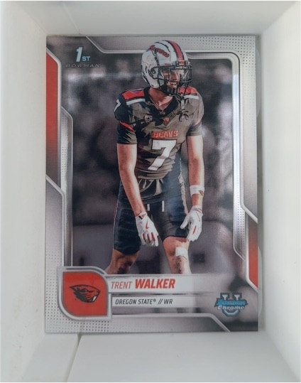 2025 Bowman Chrome University #54 Trent Walker — front