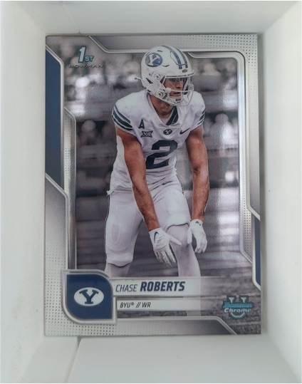 2025 Bowman Chrome University #51 Chase Roberts — front
