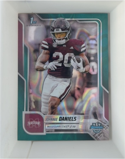 2025 Bowman Chrome University #148 Johnnie Daniels — front