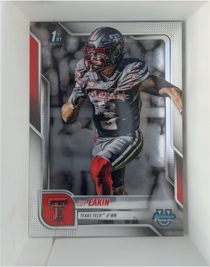 2025 Bowman Chrome University #28 Coy Eakin — front