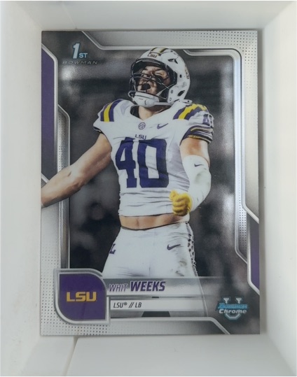 2025 Bowman Chrome University #128 Whit Weeks — front