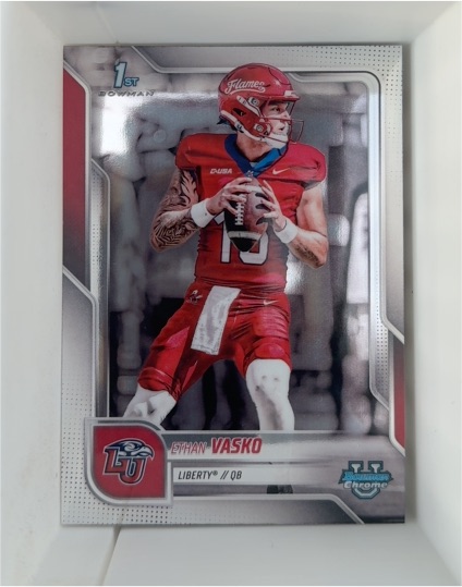 2025 Bowman Chrome University #36 Ethan Vasko — front