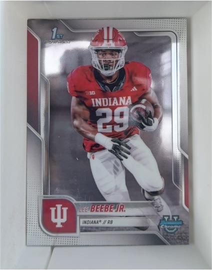 2025 Bowman University Chrome #170 Lee Beebe Jr. — front