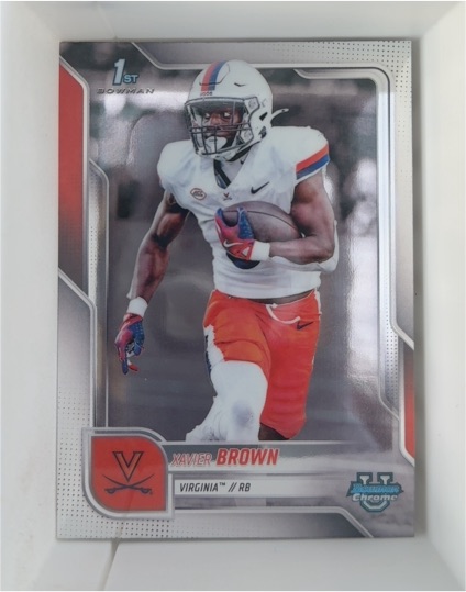 2025 Bowman University Chrome #79 Xavier Brown — front