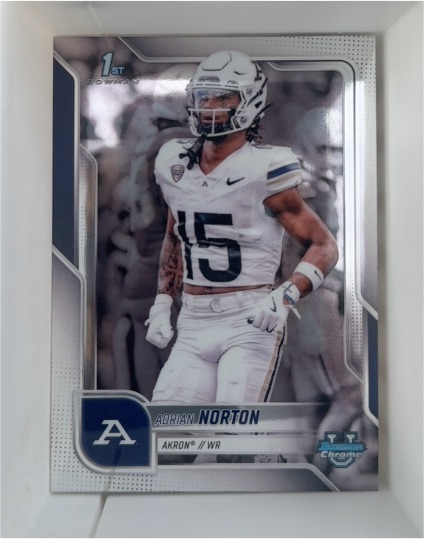 2025 Bowman Chrome University #88 Adrian Norton — front