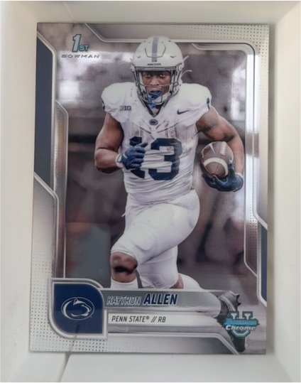 2025 Bowman University Chrome #70 Kaytron Allen — front