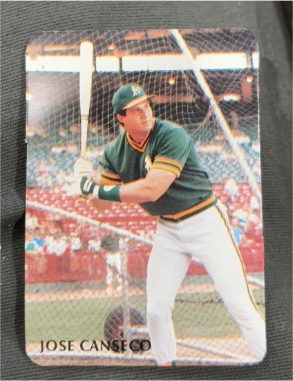 1986 Rob Broder #2 Jose Canseco — front