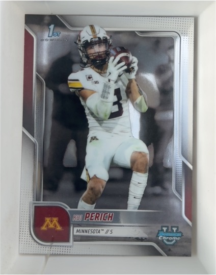 2025 Bowman University Chrome #116 Koi Perich — front