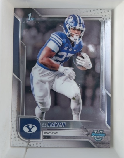 2025 Bowman University Chrome #108 LJ Martin — front