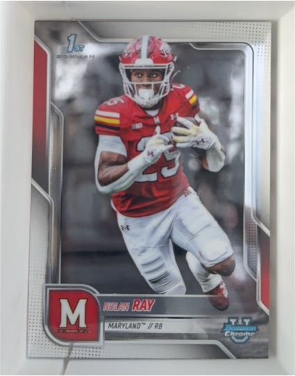 2025 Bowman University Chrome #77 Nolan Ray — front