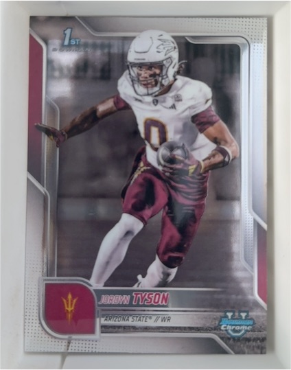 2025 Bowman Chrome University #31 Jordyn Tyson — front