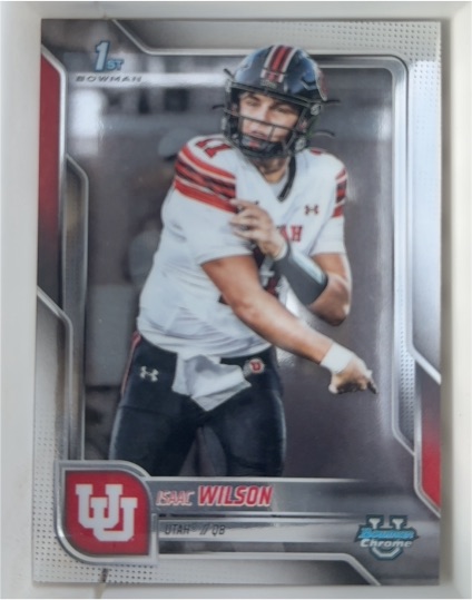 2025 Bowman University Chrome #85 Isaac Wilson — front
