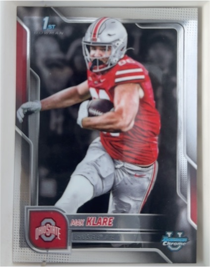 2025 Bowman Chrome University #59 Max Klare — front