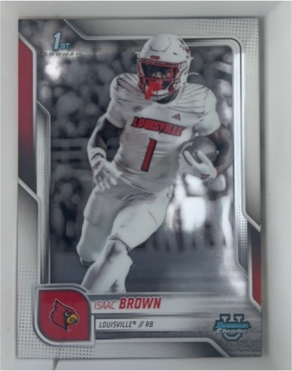 2025 Bowman University Chrome #32 Isaac Brown — front