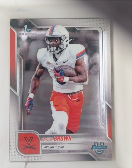 2025 Bowman University Chrome #79 Xavier Brown — front