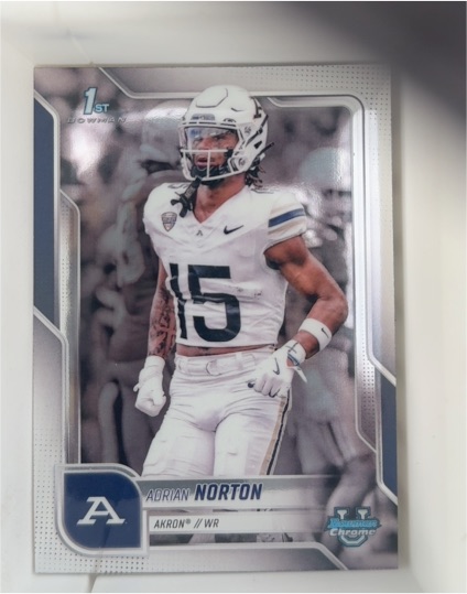 2025 Bowman University Chrome #88 Adrian Norton — front