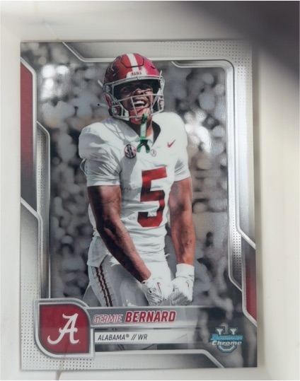 2025 Bowman Chrome University #187 Germie Bernard — front