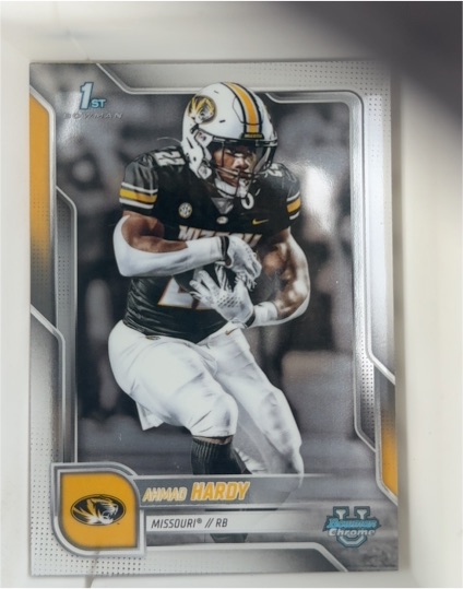 2025 Bowman University Chrome #176 Ahmad Hardy — front