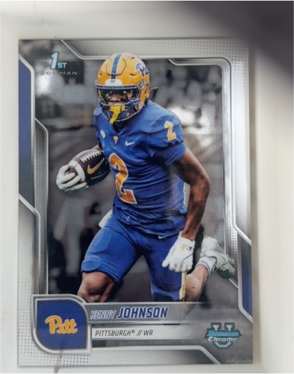 2025 Bowman Chrome University #87 Kenny Johnson — front