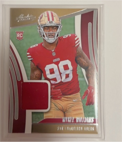 2025 Panini Absolute #ARM-MWS Mykel Williams — front
