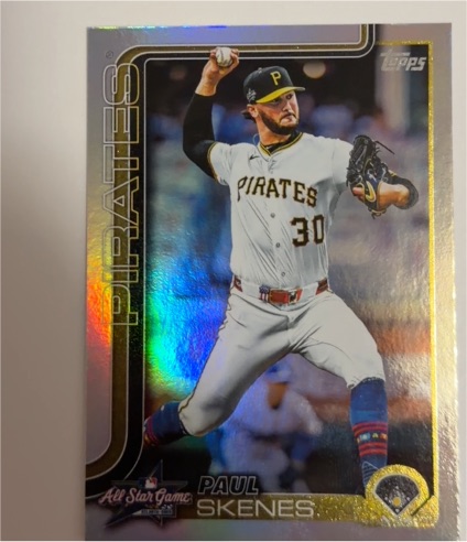 2025 Topps Update #ASG-27 Paul Skenes All-Star Game — front