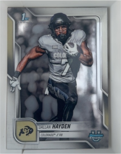 2025 Bowman Chrome University #132 Dallan Hayden — front