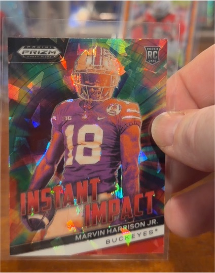 2024 Panini Prizm Draft Picks Instant Impact #II-MHJ Marvin Harrison Jr. — front