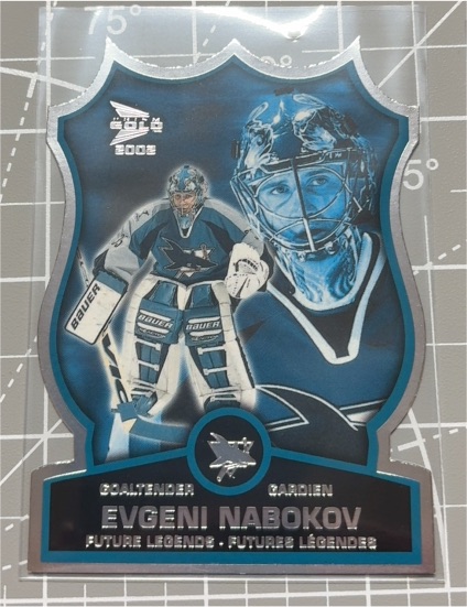 2001-02 McDonald's Pacific Future Legends #4 Evgeni Nabokov — front