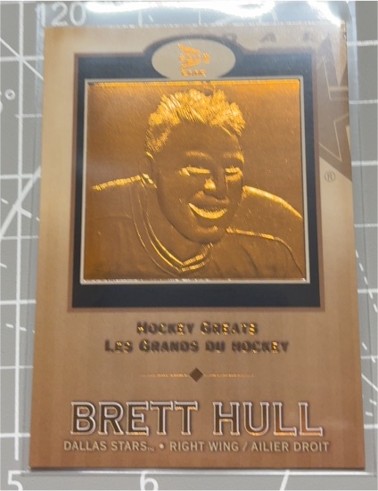 2001-02 McDonald's Pacific Hockey Greats #3 Brett Hull — front